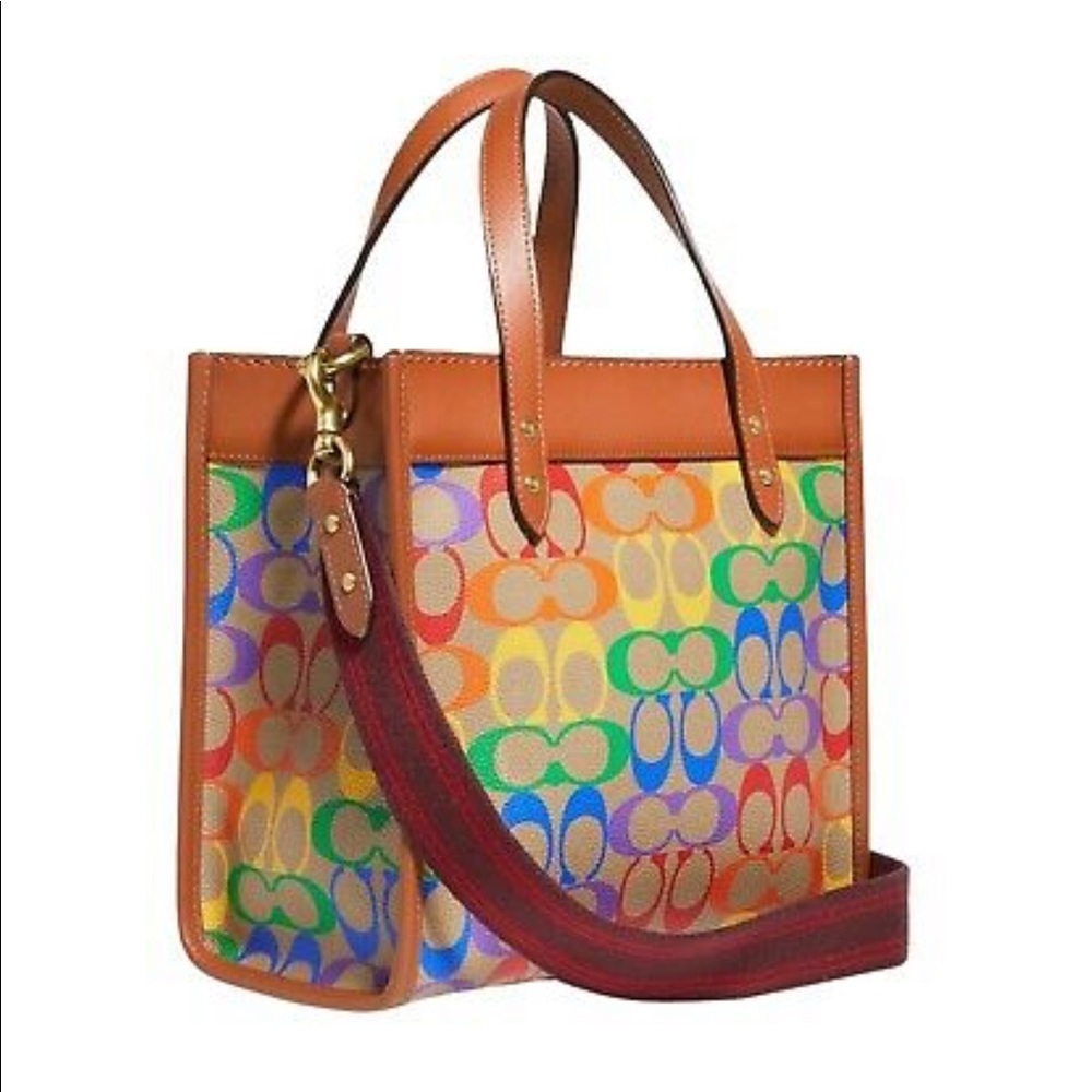 COPY - COACH rainbow field tote